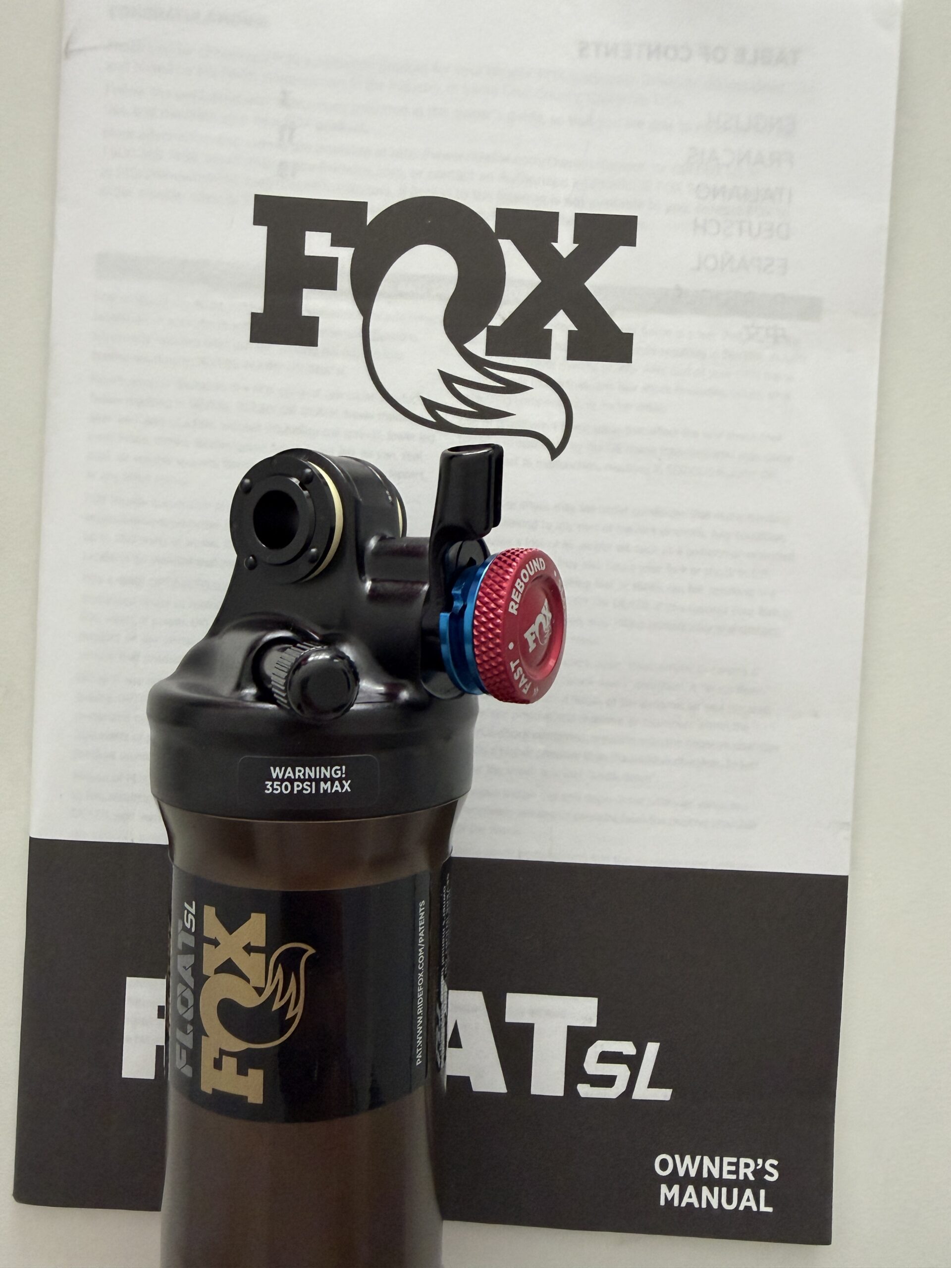 2026 Fox Float SL Factory Rear Shock 210x50 - Image 3