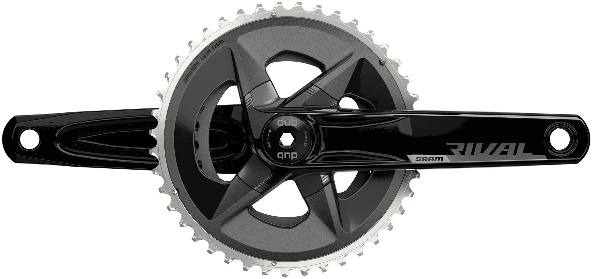 SRAM Rival AXS D1 DUB Crankset 46/33T 175mm